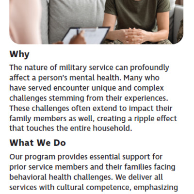 Prior Service Program