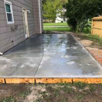 New Concrete Patio