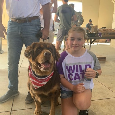 Farley -- Our USO Kansas Service Dog